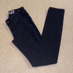 Black skinny jeans